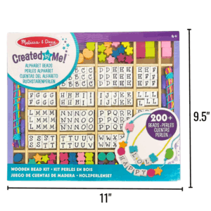 Wholesale Brand Name Melissa & Doug Wooden Bead Set 200+ Beads