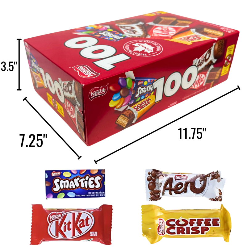 Wholesale Nestle Assorted Mini Chocolate Bars - 100 Pieces ($0.26 Each)