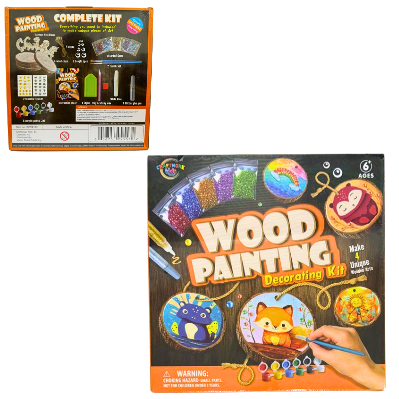 Wholesale Wood Painting & Decorating Kit - Image 2