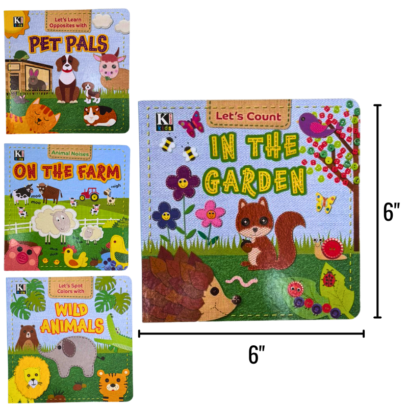 Wholesale Board Book – Let’s Learn – 4 Assorted Titles