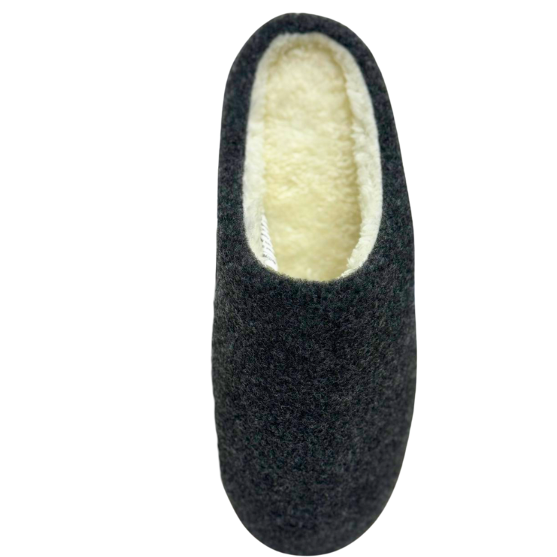 Wholesale Men’s Ultra Soft Memory Foam Slippers – Grey – Sizes M–XL - Image 4