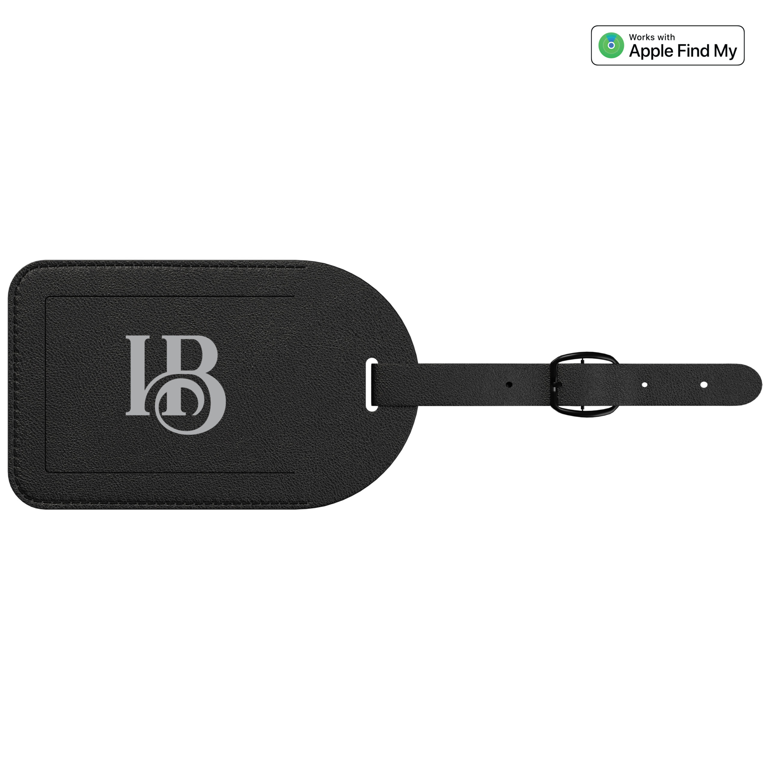 Custom Leather Luggage Tag With Apple Find My - Image 2