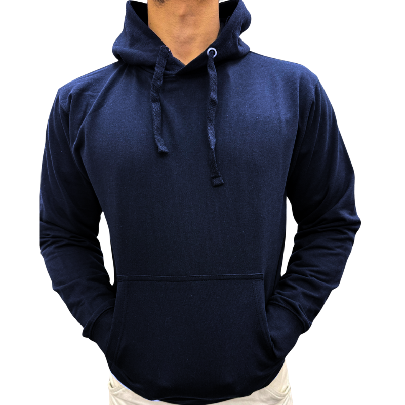 Wholesale Adult Navy Pullover Hoodie - Size: Medium