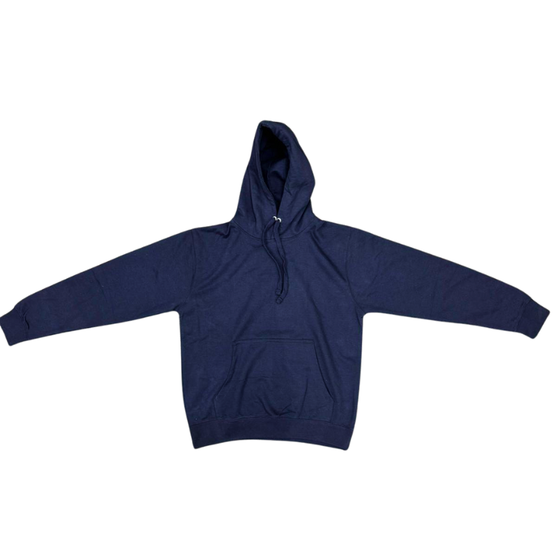 Wholesale Adult Navy Pullover Hoodie - Size: Medium - Image 3