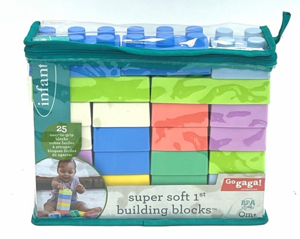 Wholesale Brand Name Infantino Super Soft Building Blocks - 25 Pc - COMING SOON!