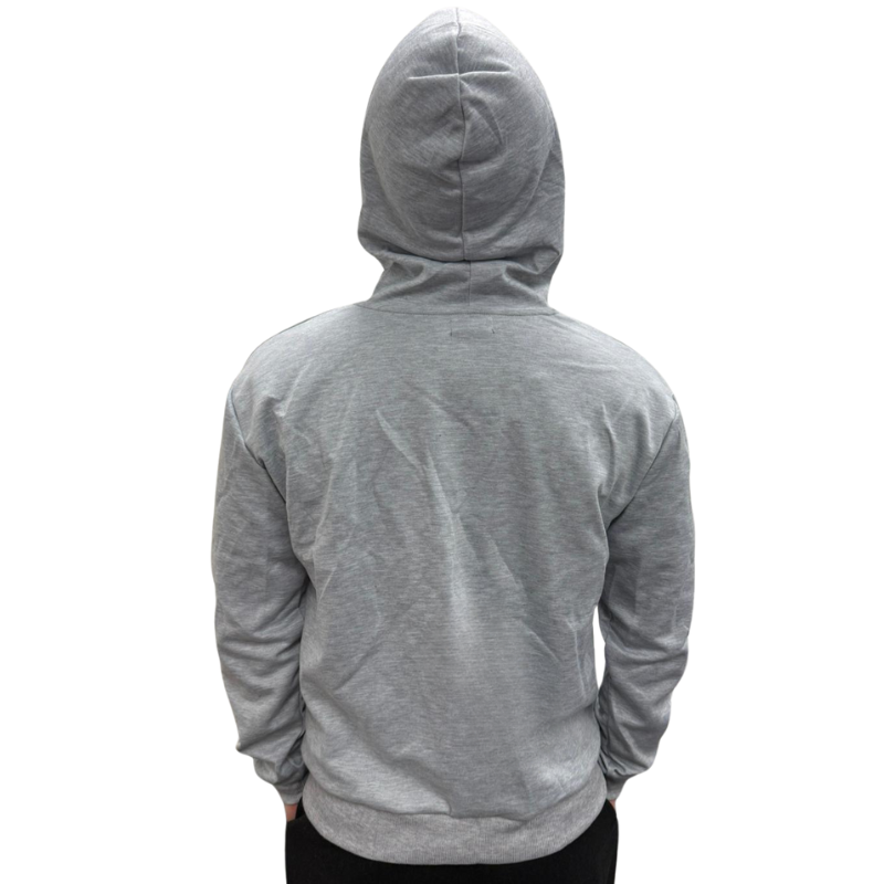 Wholesale Adult Mid Weight Pull Over Hoody - S-XL - Grey - Image 3