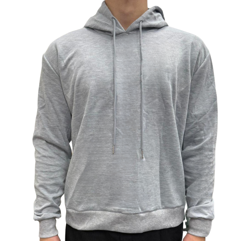 Wholesale Adult Mid Weight Pull Over Hoody - S-XL - Grey - Image 2