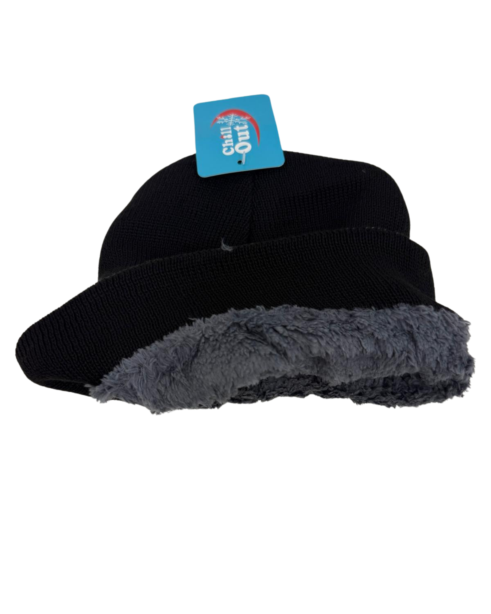Wholesale Adult Winter Toque, Fur Lined with Coloured Cuff- Asst. Colour - Image 2