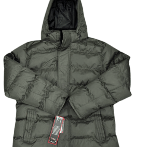 Wholesale Ladies Plus Size Winter Coat With Hood - Army Green (Size 1X-3X)