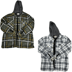 Wholesale Adult Polar Fleece Faux Fur Lined Jacket – Sizes S–2XL – 2 Colours