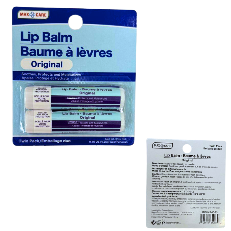 Wholesale Lip Balm - Regular 2 Pack ($1.00 each) - Image 2