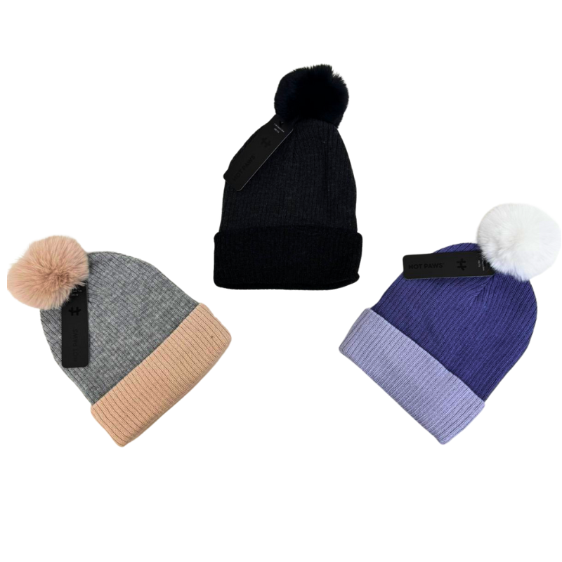 Wholesale Brand Name Girls Toque with Pom Pom - 3 Colours (Age 7-14)