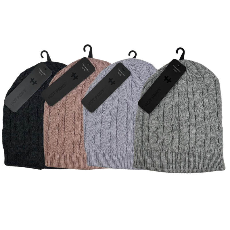 Wholesale Brand Name Girls Cable Knit Toque - 4 Colours (Age 7-14) - Image 2