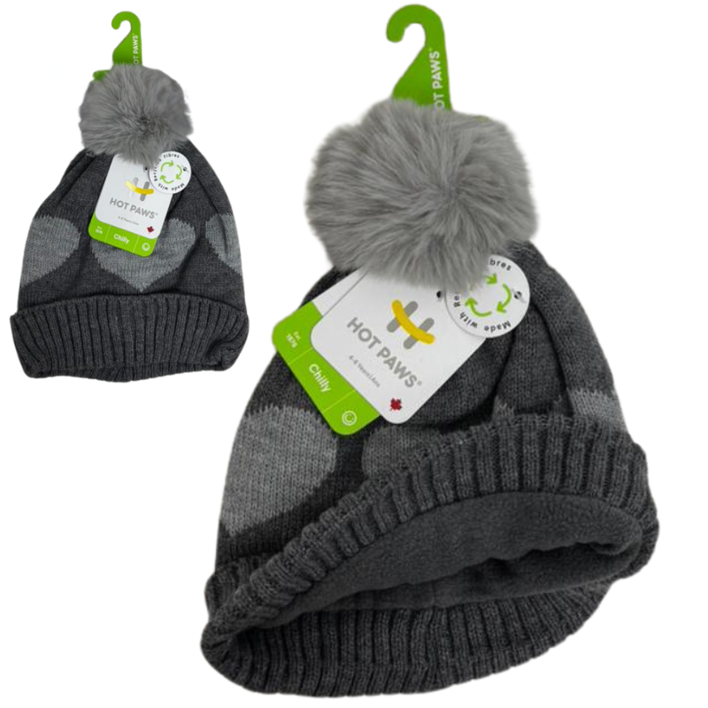Wholesale Brand Name Children's Toque with Heart Design and Pom-Pom - 4-Colours (2-6 years) - Image 2