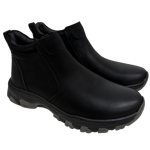 Wholesale Mens' Black Winter Boots (Size 40-45)