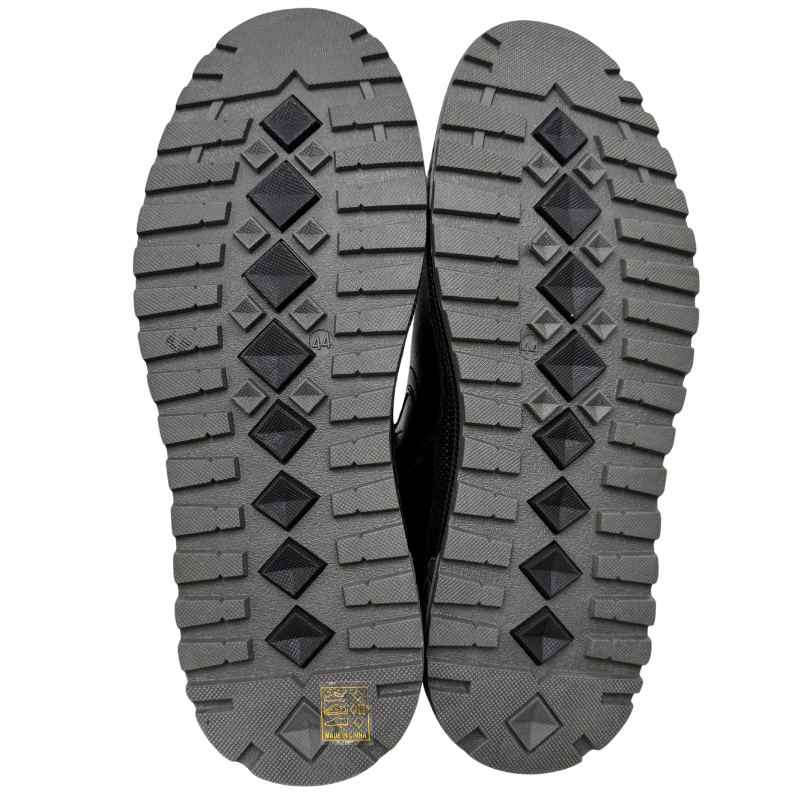 Wholesale Mens' Black Winter Boots With Zipper (Size 40-45) - Image 5