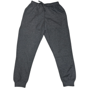 Wholesale Adult Fleece Track Pant Charcoal- Size Small