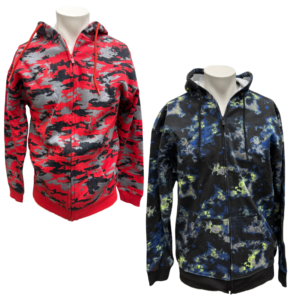Wholesale  Adult Camo Print Hoody – 2 Colours (M–XL)