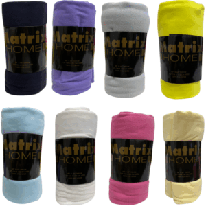 Wholesale Throw Blanket - 50" X 60"  Assorted Pastel Colours