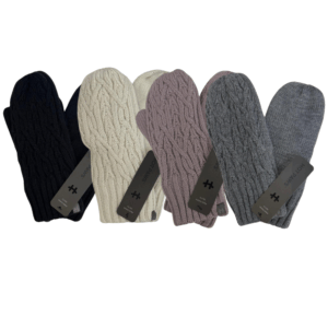 Wholesale Ladies' Brand Name Knit Mitten - Asst Colours