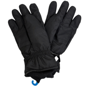 Wholesale Adult Brand Name Ski Gloves- Black with Stripe (Size S-XL)