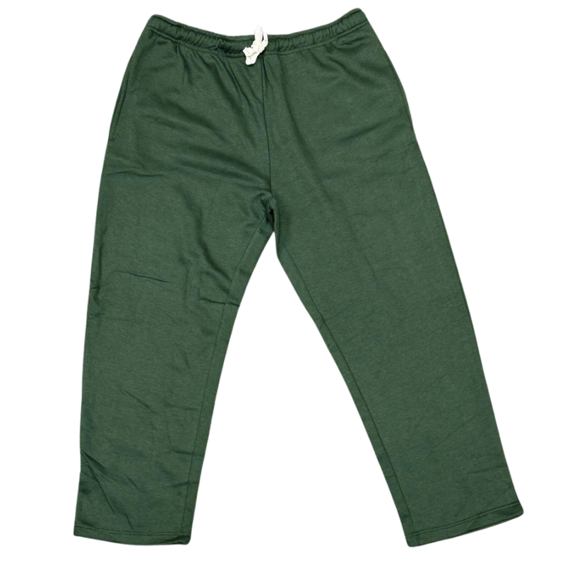Wholesale Adult Fleece Track Pant Green- Size M-2XL - Image 2