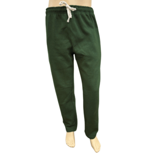 Wholesale Adult Fleece Track Pant Green- Size M-2XL