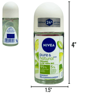 Wholesale Brand Name Niviea Deodorant (50ml) - Pure & Natual Aloe Roll On