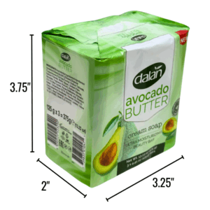 Wholesale Avocado Bar Soap 90g, 3-Pack ($0.90 Each)