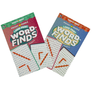 Wholesale Pocket Word Search Activity Books - 2 Assorted (5 x 8)
