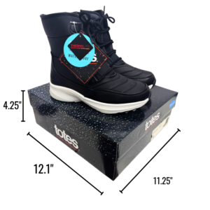 Wholesale Ladies Black Winter Boots (Size 6-10)