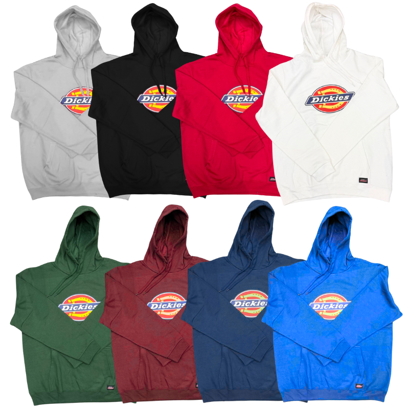 Wholesale Brand Name Adult Dickies Hoodie Sweatshirt – Assorted Colours (XS–3XL)
