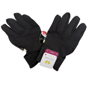 Adult Brand Name Sport Gloves – Hyprarel Lined with Touchscreen Compatibility (Black, S–XL)