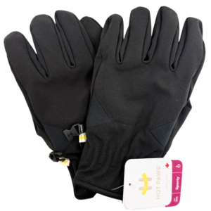 Adult Brand Name Sport Gloves – Fleece Lined with Touchscreen Compatibility (Black, S–XL)