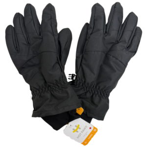 Adult Brand Name Sport Gloves – Sherpa Lined with Touchscreen Compatibility (Black with Stripes, S–XL)