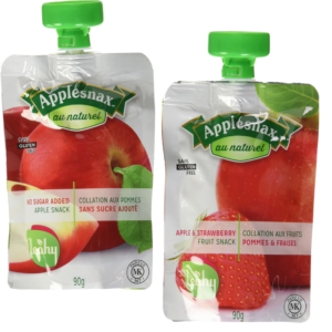 Wholesale Apple Sauce Pouch - No Sugar Added - 90G - Special Order
