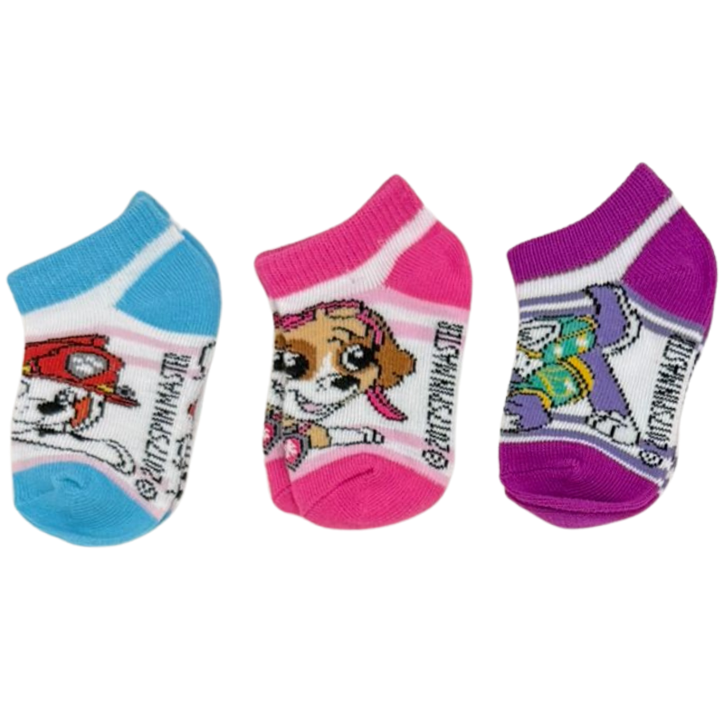 Wholesale Brand Name Kids Socks – Paw Patrol – 6 Pack – Assorted Colours (Size 4–7) ($1.00 Each) - Image 3