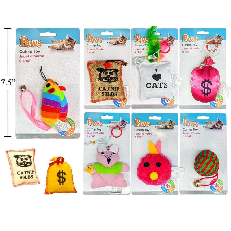 Wholesale Cat Nip Toys - 9 Assorted Styles (Special Order)