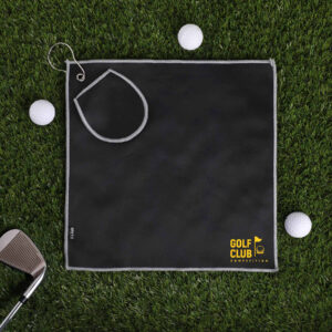 Fairway Recycled Golf Towel With Ball Cleaning Pouch