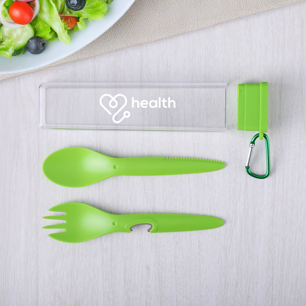 Recycled Plastic Utensil Set - Image 6