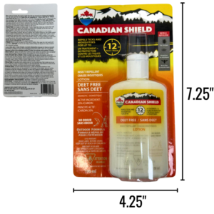 Wholesale Brand Name Canadian Shield Insect Repellent – Lotion – 100ml– DEET Free