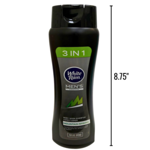 Wholesale Men's Body Wash 3in1 Hair/Body/Face Mountain Spring (443ml/15oz)