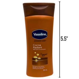 Wholesale Vaseline Lotion Cocoa Radiant (100ml/3.4oz)