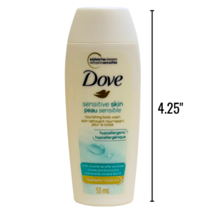 Wholesale Travel Size Dove Body Wash Sensitive Skin (53ml)