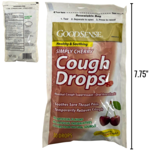 Wholesale Cough Drops – Cherry – 30 Pack  (0.07 Each)