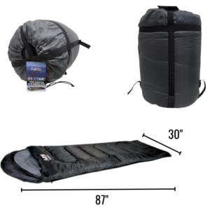 Wholesale Sleeping Bag with Hood - Rated to −7°C (19°F)