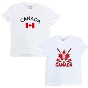 Wholesale Adult/Ladies Short Sleeve T-Shirt Canada Logo Assorted (S–2XL)
