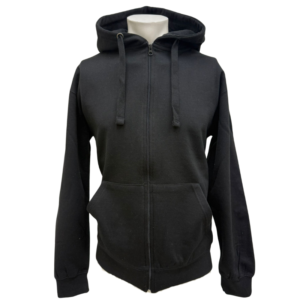 Wholesale Adult Full Zip Hoodie Black (Size: Medium)