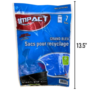 Wholesale Blue Garbage Bags (77L / 26x36in) 7 Pack  ( $0.29 Each)