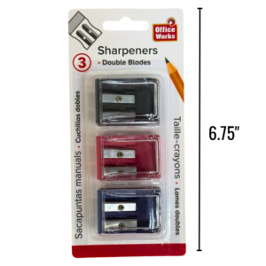 Wholesale Twin Hole Sharpener - Small with Canister - 3 Pack ( $0.50 Each)